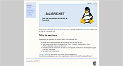 Desktop Screenshot of 2xlibre.net